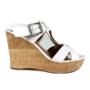 FRANCO SARTO strappy wedge sandals Sz 9